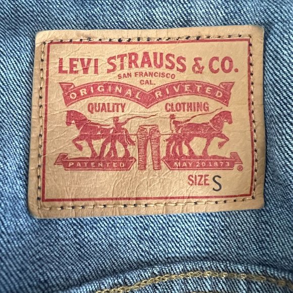 Levi Stauss & Co Denim Blue Jean Small Jacket - Picture 7 of 7